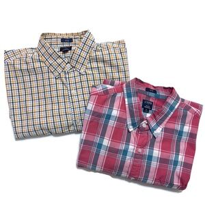 J. Crew Factory Slim Fit Button Down Men's Shirt Bundle Size XL